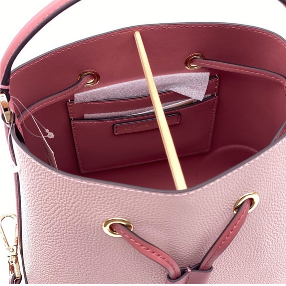 Michael Kors medium Mercer drawstring bucket satchel messenger bag Crossbody - Picture 9 of 11